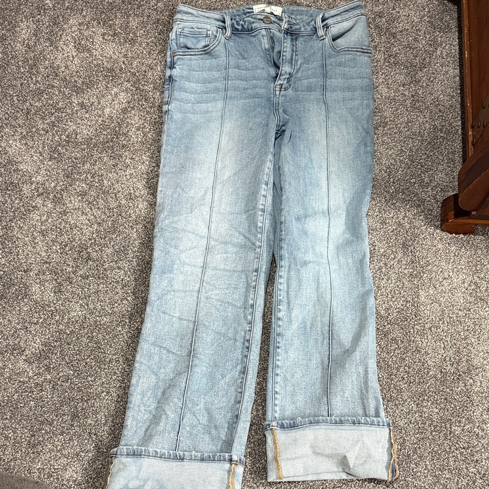 Classic Light Blue Straight Leg Women's Jeans